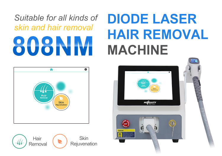 Machine Remove Hair Laser Permanent with 808nm Wavelength