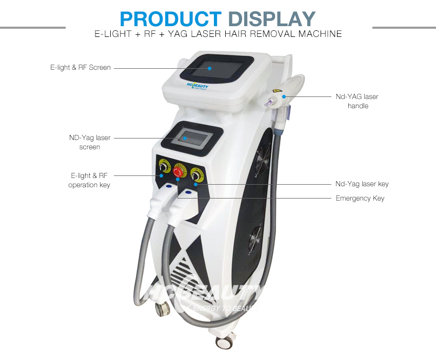 3 in 1 Nd Yag Laser Rf E Light Hair Removal Machine Price BM11S (5)