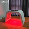 Face skin blue and red light therapy for acne