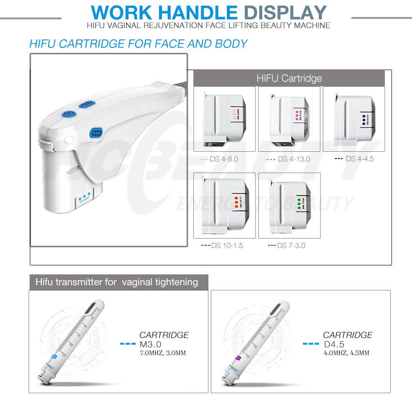 New Ice Hifu Machine for Face Body Vaginal