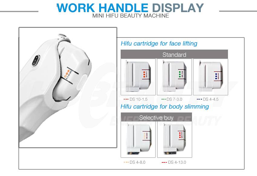 Portable Facial Skin Tightening Home Use Hifu Machine Cost 