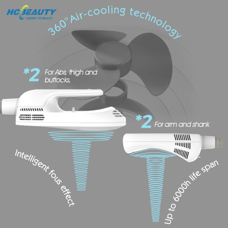 New Air Cooling Technology Beautiful Muscle Hiemt Pro Machine Portable Cellulite Fat Removal Body Sculpting