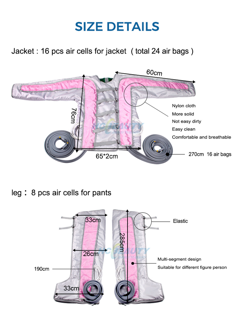  Infrared Loss Weight Slimming Far Infrared Pressotherapy Suit