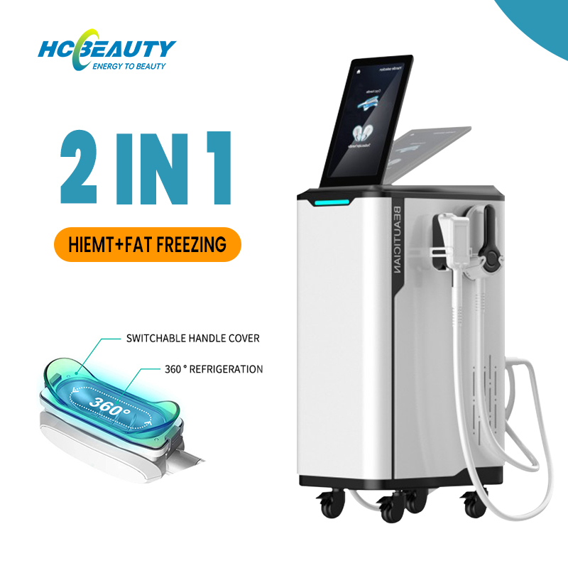 4 Handles Cryo 360 Fat Freezing Cellulite Removal Hiemt Muscle Machine with Cryolipolysis