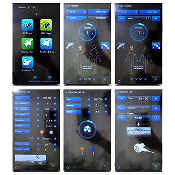 professional Vacuum RF body shape machine screen