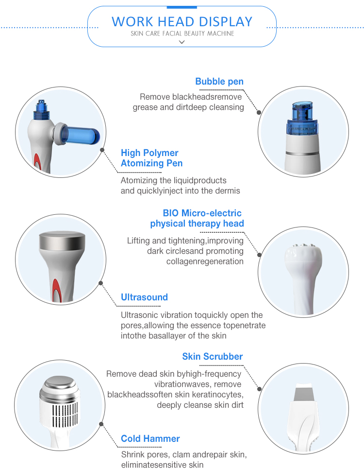 spa use hydrofacial machine deep skin cleaning and skincare