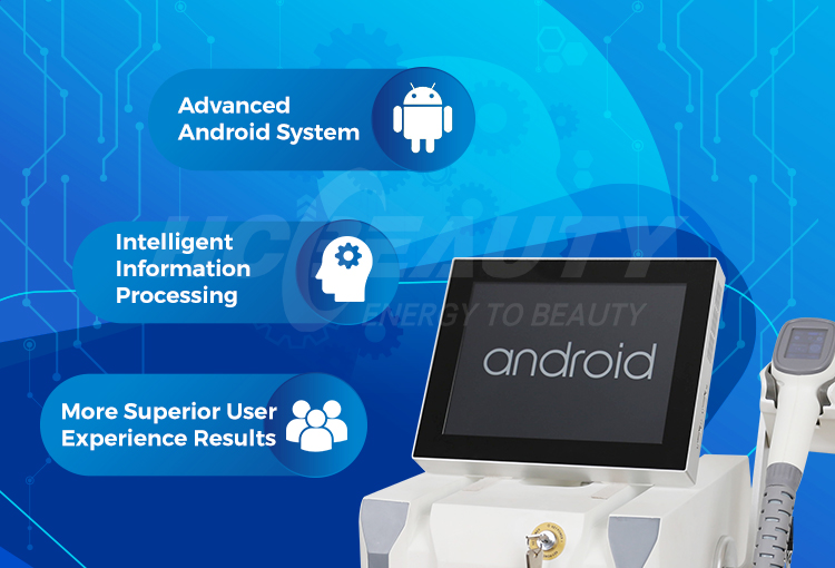 HCBEAUTY DL107 New Arrival Intelligent Android System Diode Laser Hair Removal
