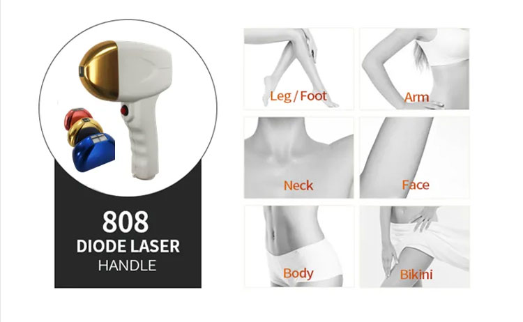 755 808 1064nm Diode Laser Hair Removal Machine
