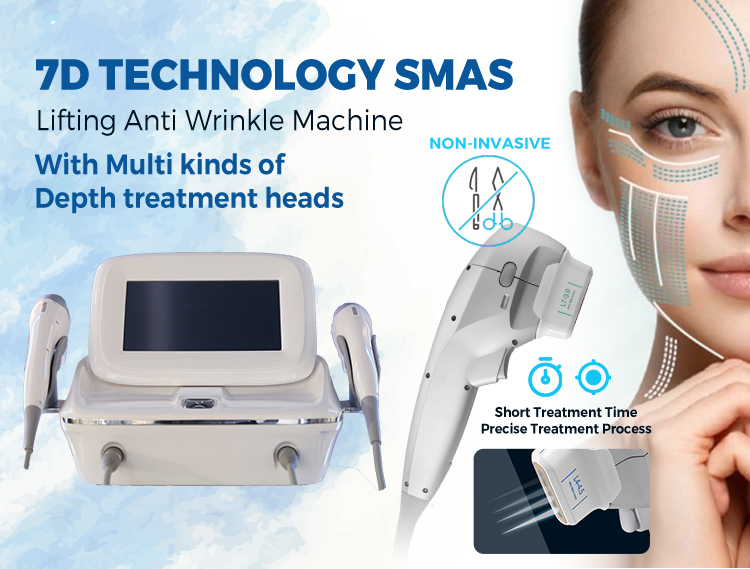 Ultra Lift Ultrasound Therapy 7D HIFU Face Lift Anti-aging Machine
