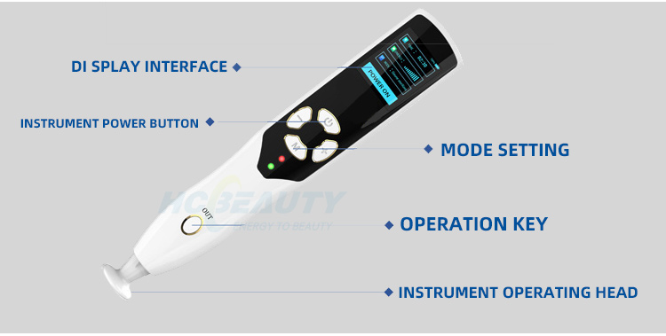 Beauty Instrument Ozone 2 in 1 Plasma Point Pen for Eye Lifting Laser Wrinkle Mole Removal Pen