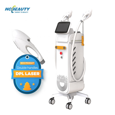 Clinic Use Vertical Opt Shr Ipl Machine Hair Removal Skin Treatment With 2 Handles 