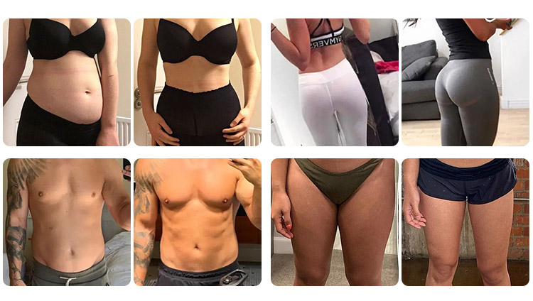 Professional Ems Machine for Muscle Growth before and after