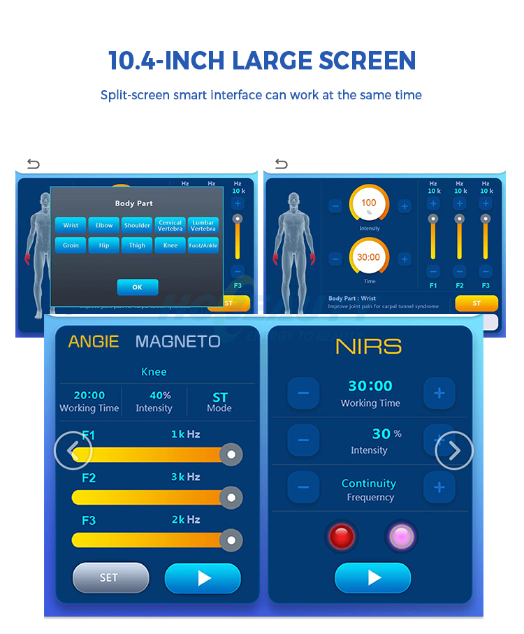 2 in 1 High Intensity Magnetotherapy Physiotherapy Therapy Device Infrared Pain Relief Plus Pmst Neo