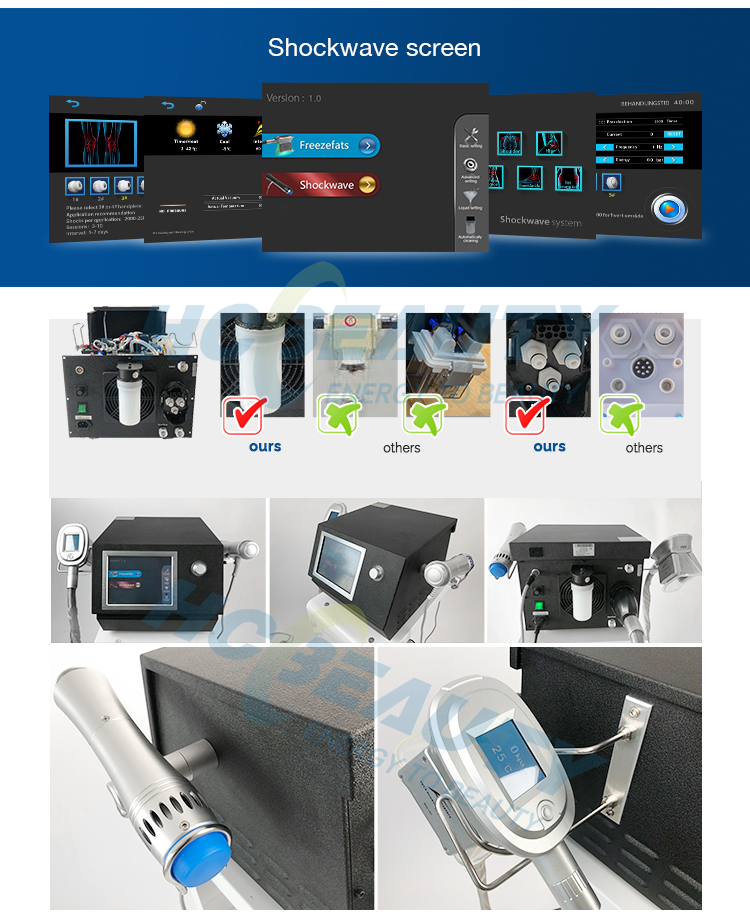 Shockwave Therapy Machine Price in Ireland with Cryo Slimming Function