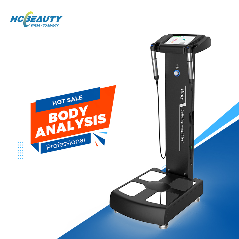  Body Analyzer Machine Multi-frequency Bio-electrical Impedance Analysis 8 Point Contact Electrode 