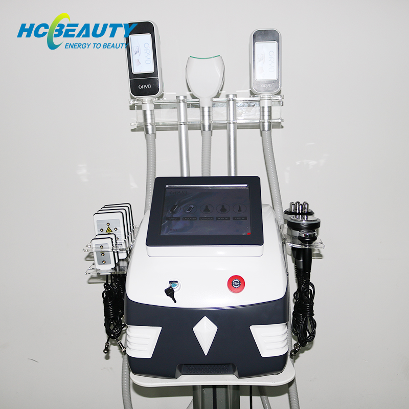 HCBEAUTY New Cryolipolysis 360 3 Handles Portable Fat Freezing Device with CE