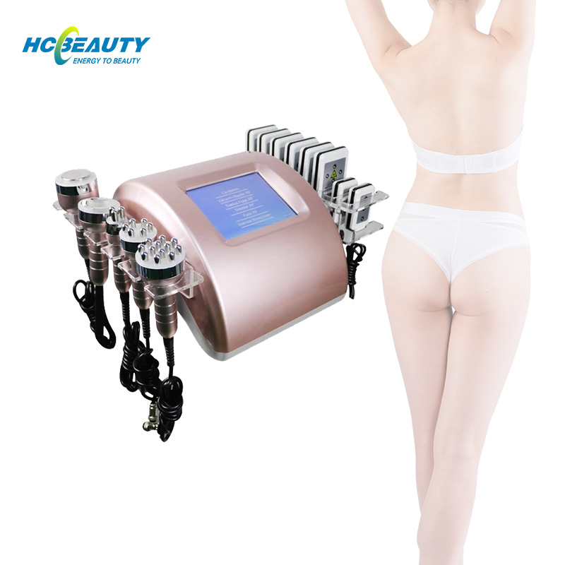 Europe And USA 6 in 1 Cavitation Laser Machine For Beauty Salon And Home Use