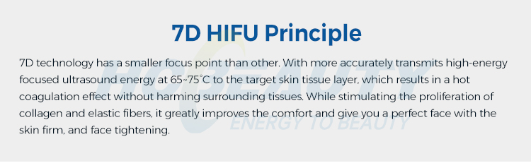 2021 New Technology Portable 7d Hifu Ultramage Hifu