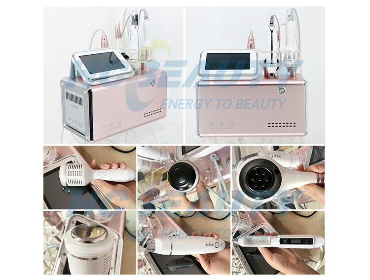 Non-Surgical Skin Tightening Face Care Multifunctional Beauty Device solve multiple skin problems with five handle