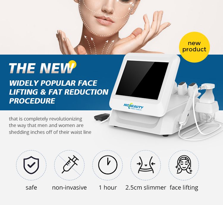 HCBEAUTY Smas 2022 New Arrival Whosale Face Skin Hifu Machine Price