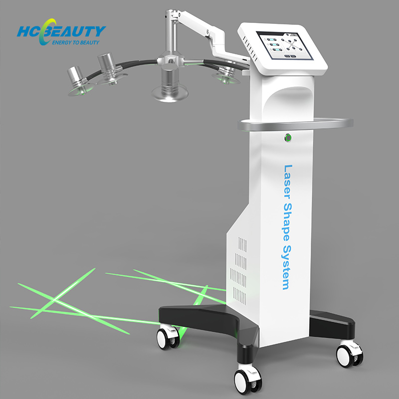 6D Laser Non-invasive Weight Loss Shaping Beauty Instrument Diode Green Laser Light Device 532nm Wavelengths Body Slimming