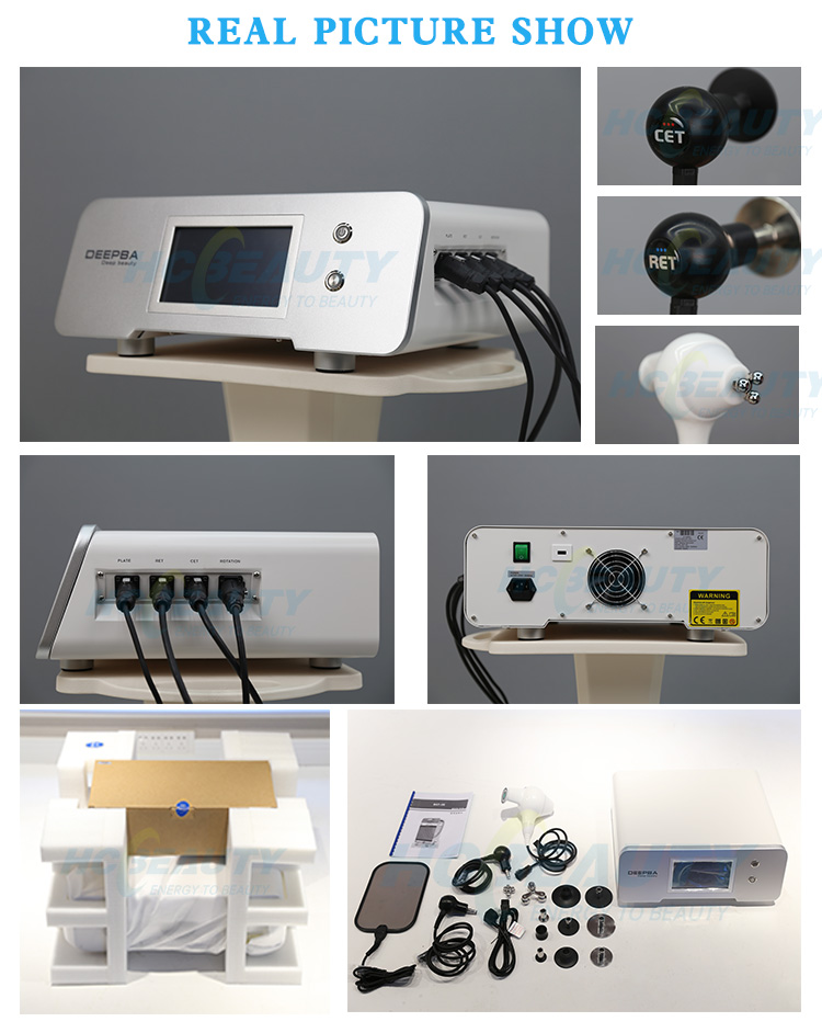 Physiotherapy 448khz Smart Tecar Therapy Machines Cet Ret Tecar