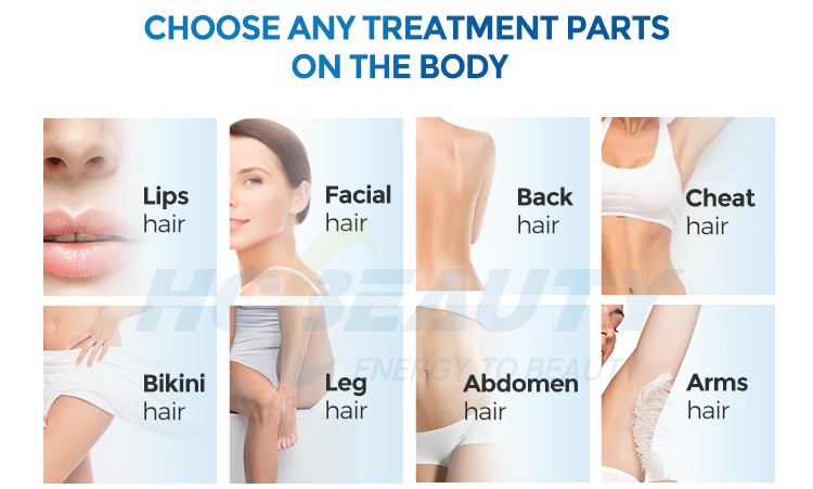 HCBEAUTY DL107 New Arrival Intelligent Android System Diode Laser Hair Removal