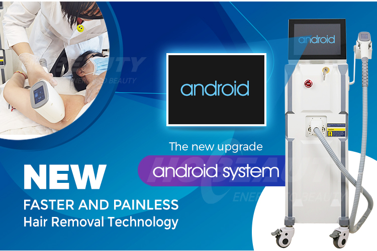 HCBEAUTY DL107 New Arrival Intelligent Android System Diode Laser Hair Removal