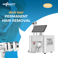 Salon Spa Hot Sale 808nm Laser Diodo 755 810 1064 Nm 3 Wavelength Hair Removal Beauty Machine