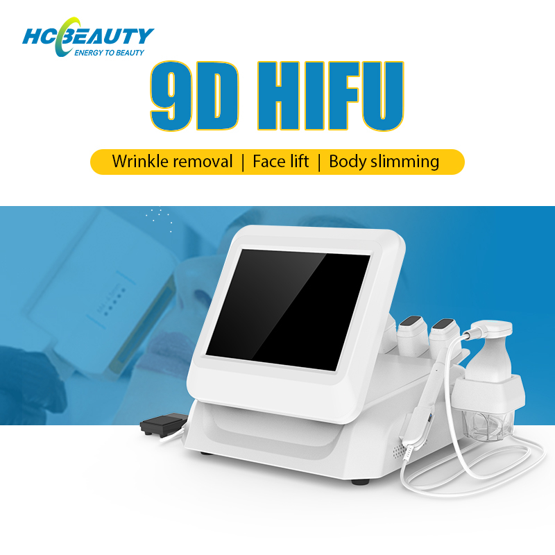New HIFU Machine 9D Face Lifting Intensity Focused Body Slimming Ultrasound Anti-age Fat Removal HIFU SPA