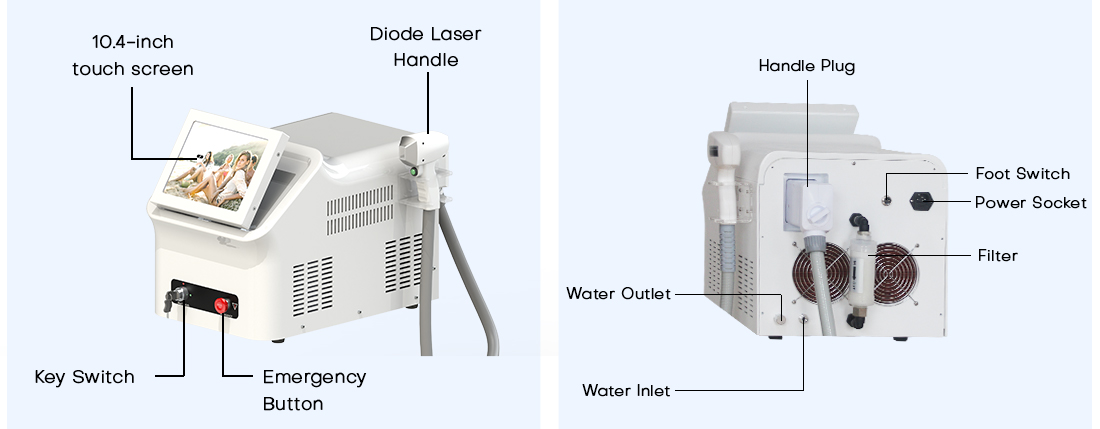 808nm diode laseer machine
