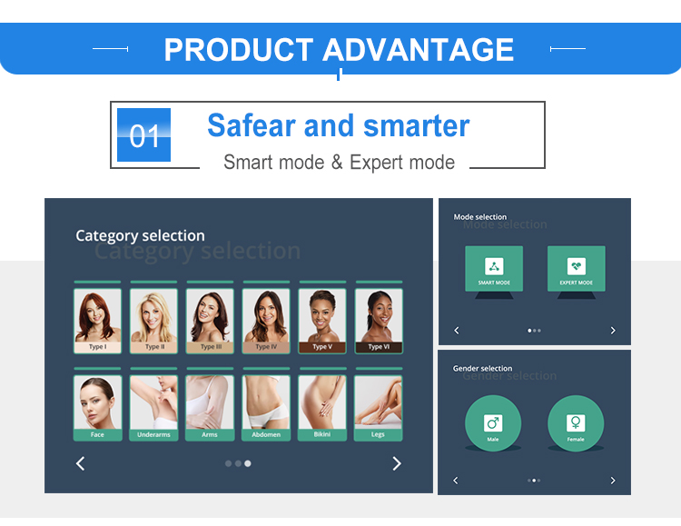 755 808 1064 Diode Laser Permanent Hair Removal Machine Price for All Skin