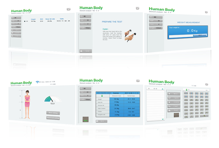Measure Fat Percentage Body Composition Equipment